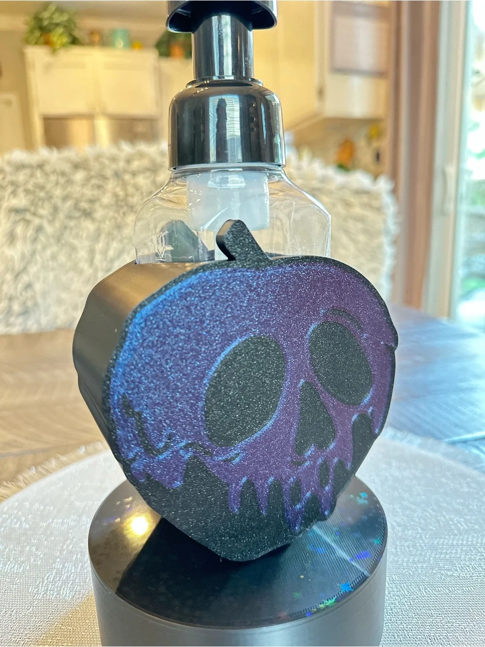 Disney Poison Apple Skull Foaming Soap Holder for Bath & Body Works Bottles